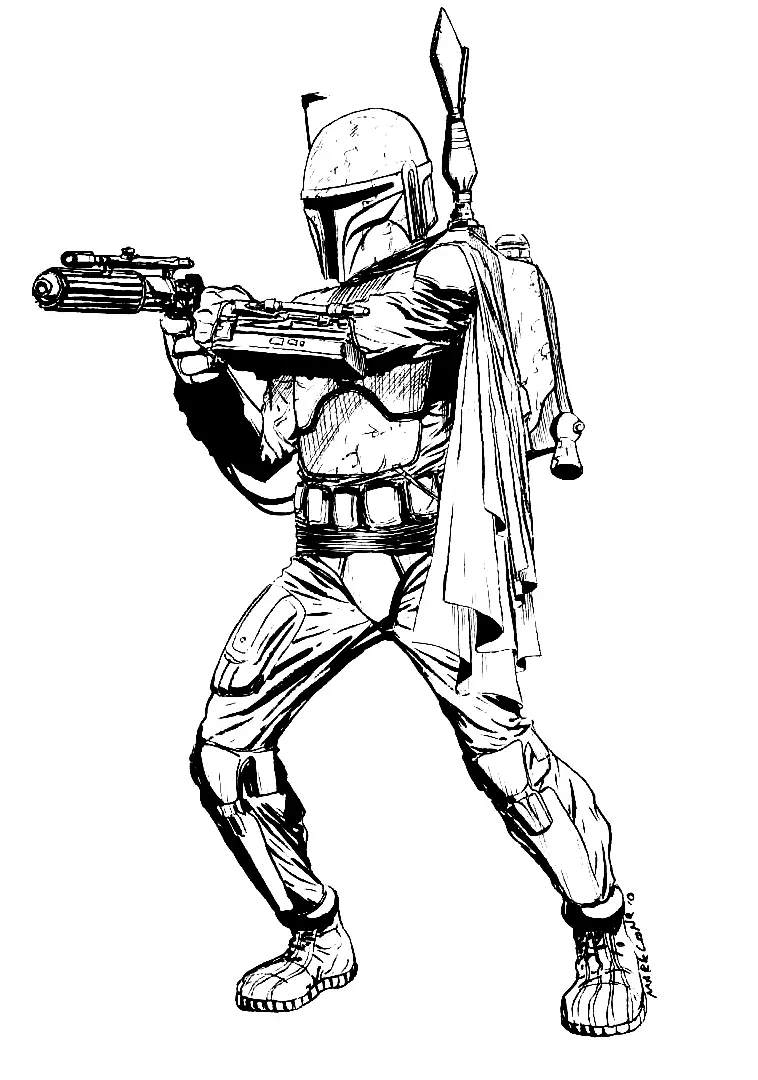 Star Wars Characters Coloring Pages 32