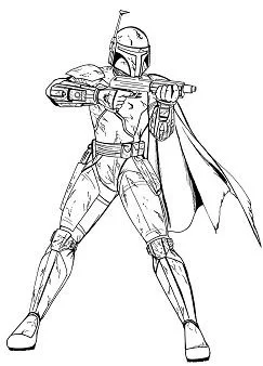 Desenhos de Personagens de Star Wars Para Colorir 51