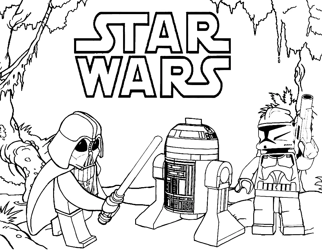 Star Wars Characters Coloring Pages 7