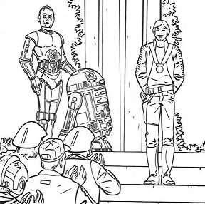Desenhos de Personagens de Star Wars Para Colorir 70