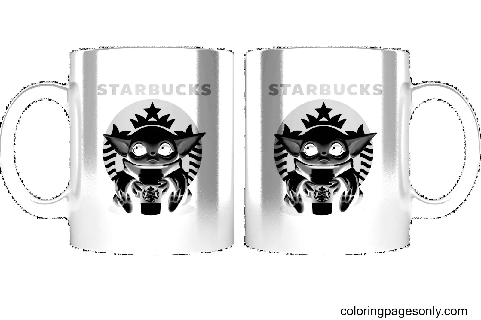 Desenhos de Starbucks Para Colorir