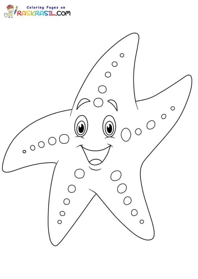 Starfish Coloring Pages 40