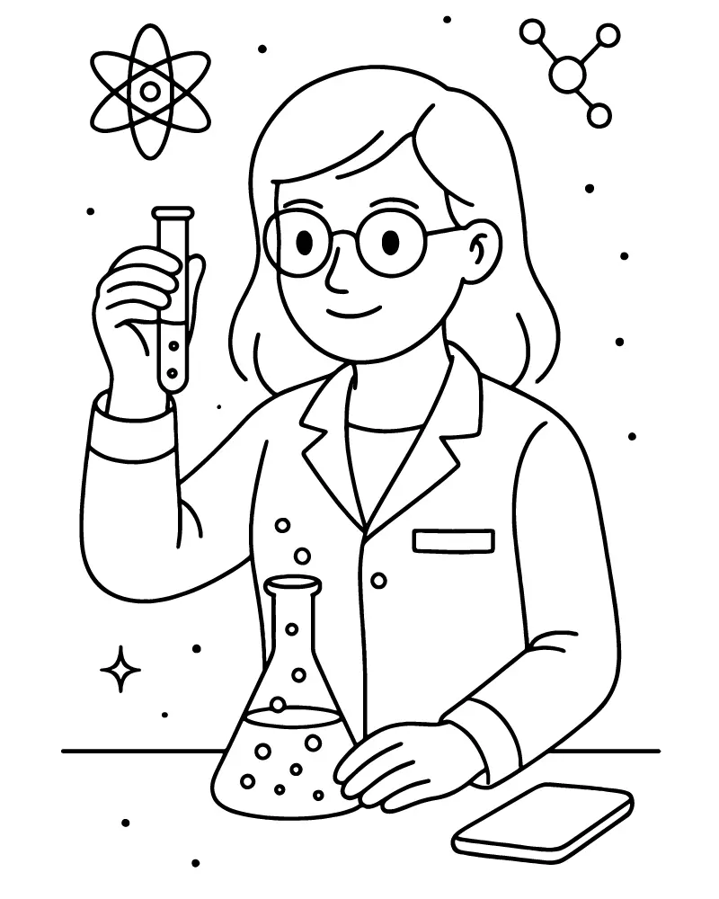 STEM Coloring Pages