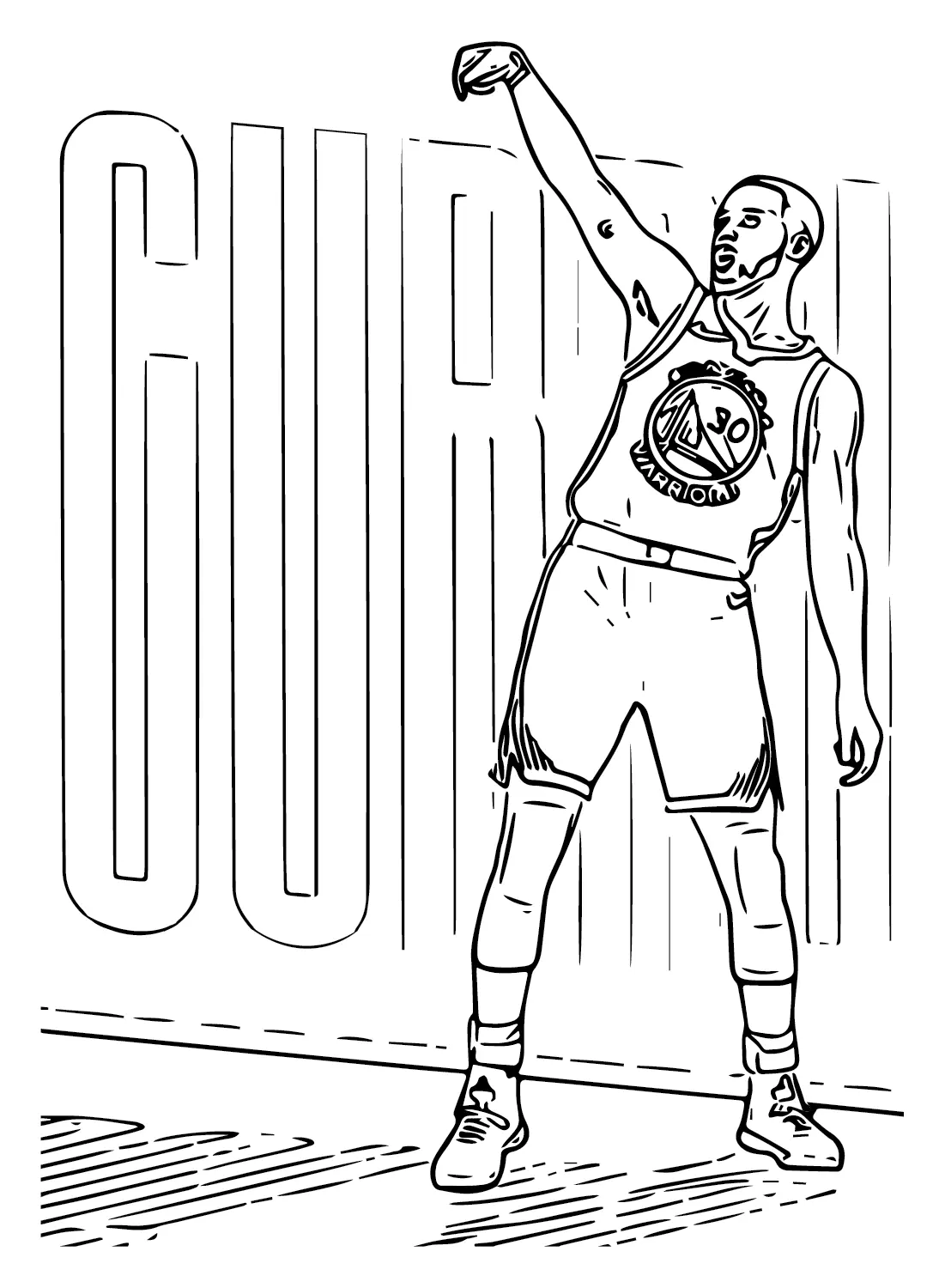 Stephen Curry Coloring Pages 11