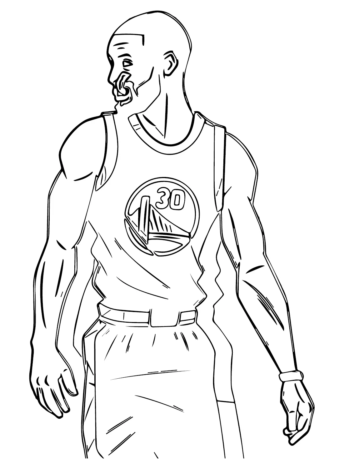 Stephen Curry Coloring Pages 12