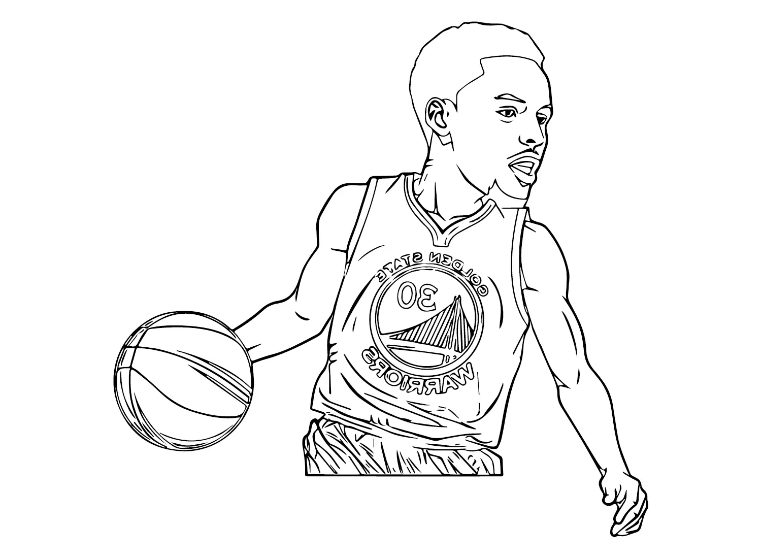 Stephen Curry Coloring Pages 20