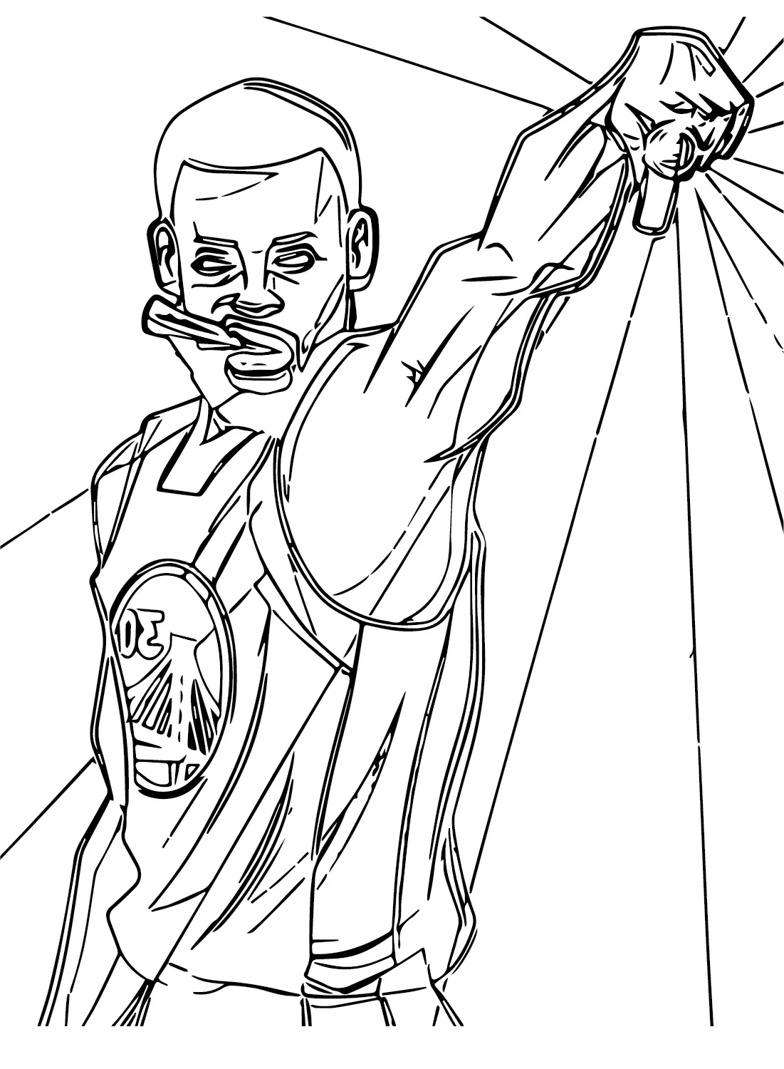 Stephen Curry Coloring Pages 9