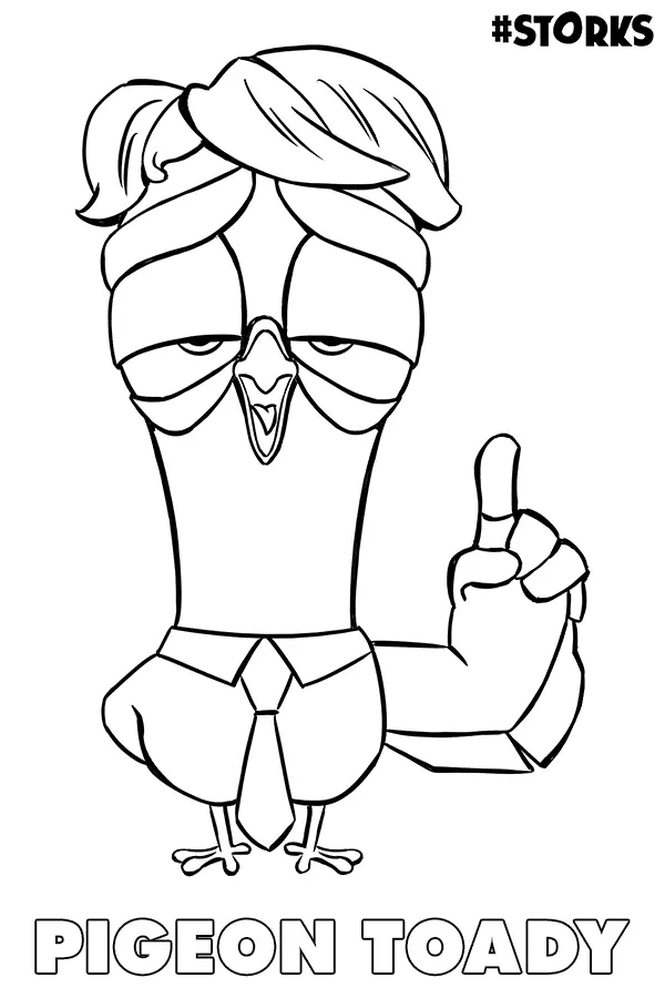 Storks Movie Coloring Pages 9