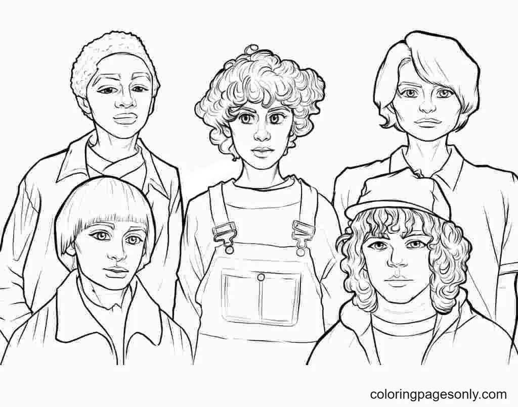 Stranger Things Coloring Pages 2