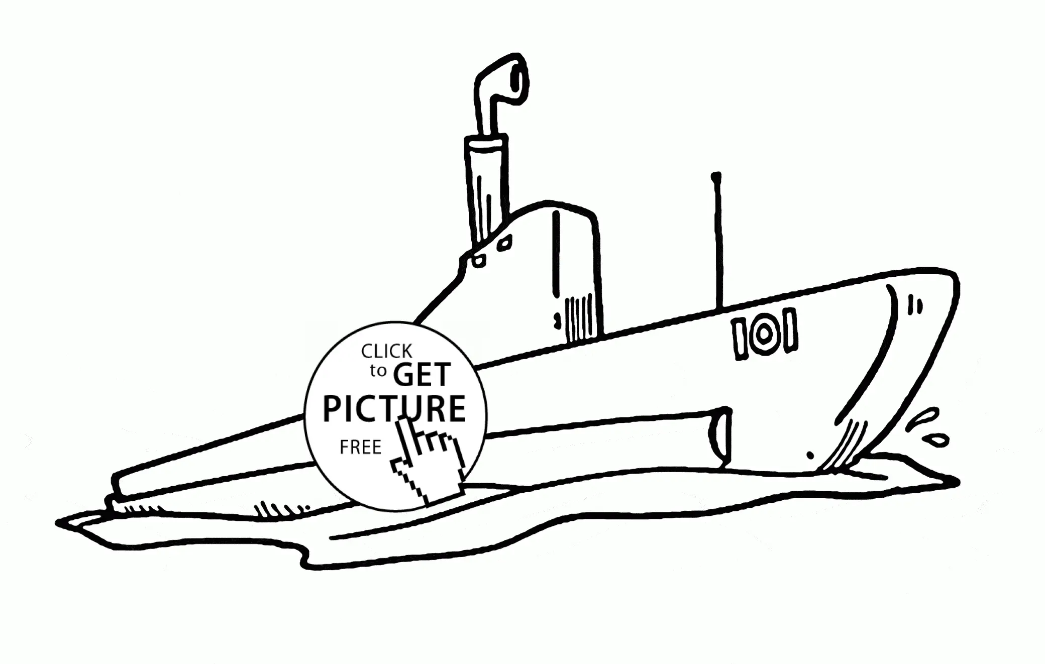 U-Boot Ausmalbilder