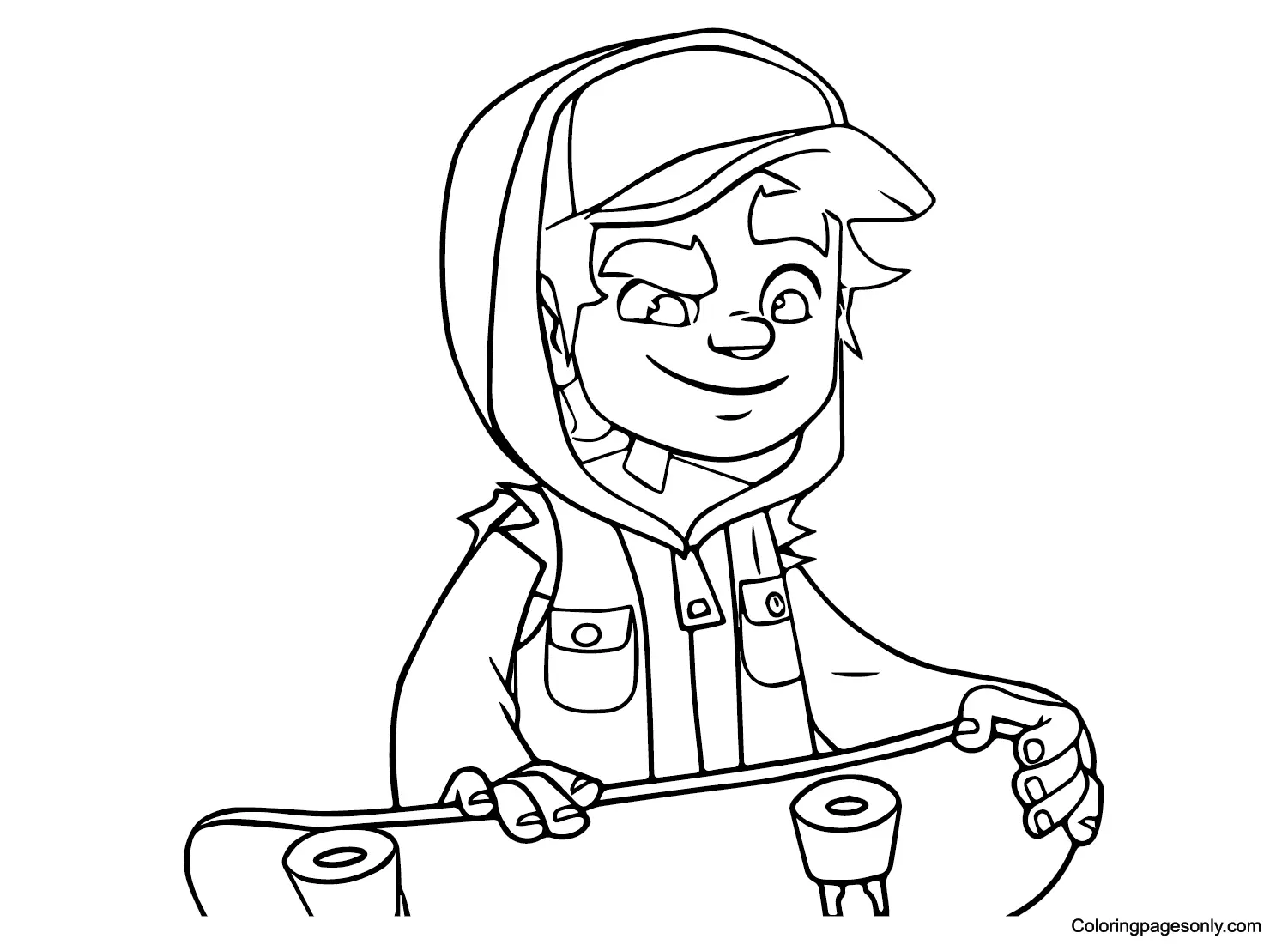 Desenhos de Subway Surfers Para Colorir 3