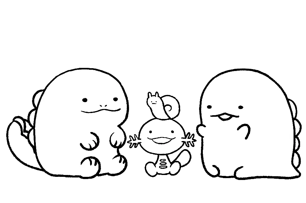 Sumikko Gurashi Coloring Pages 54
