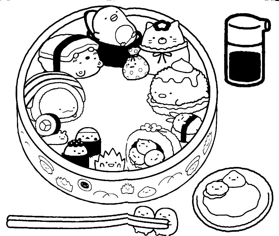 Sumikko Gurashi Coloring Pages 6
