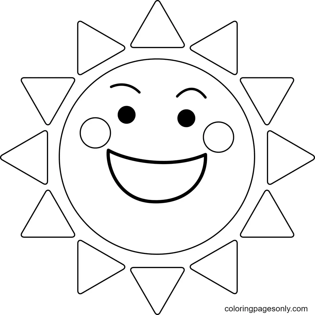 Sun Coloring Pages 69