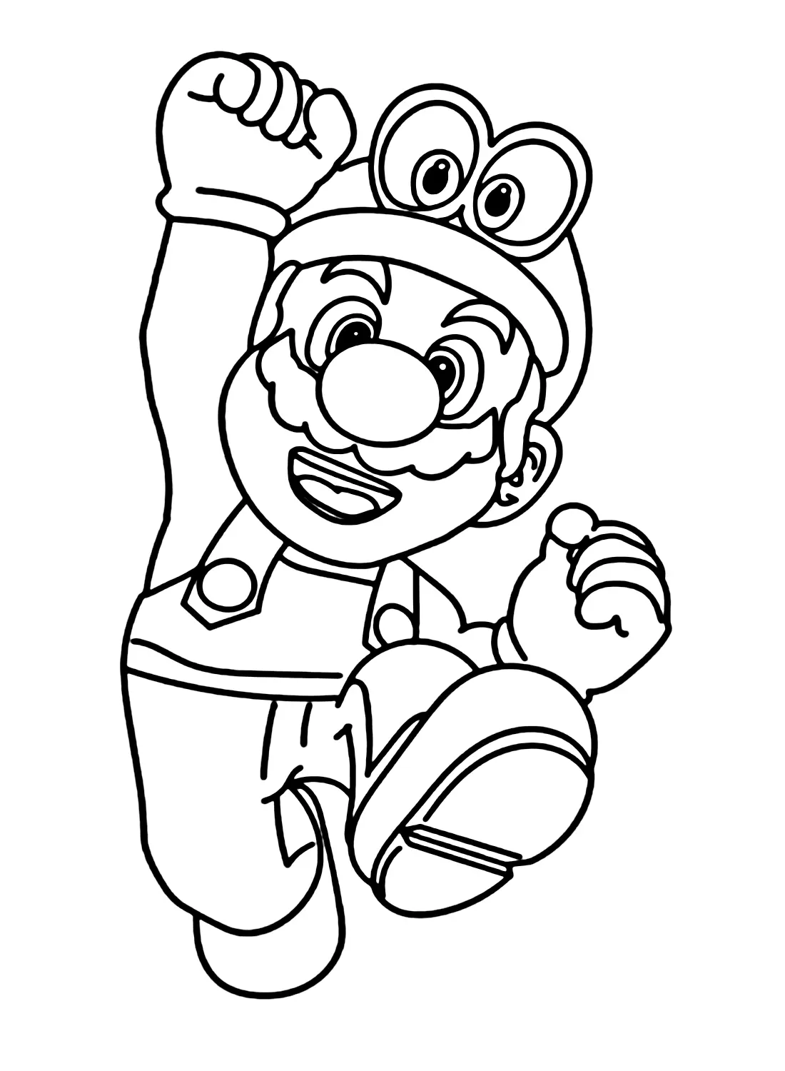 Ausmalbilder Super Mario Odyssey 7