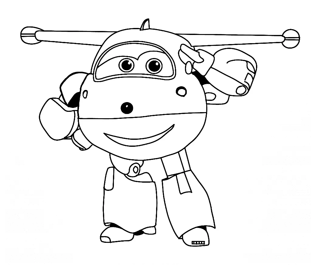 Super Wings Ausmalbilder 2