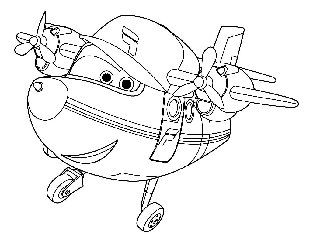 Super Wings Ausmalbilder 40