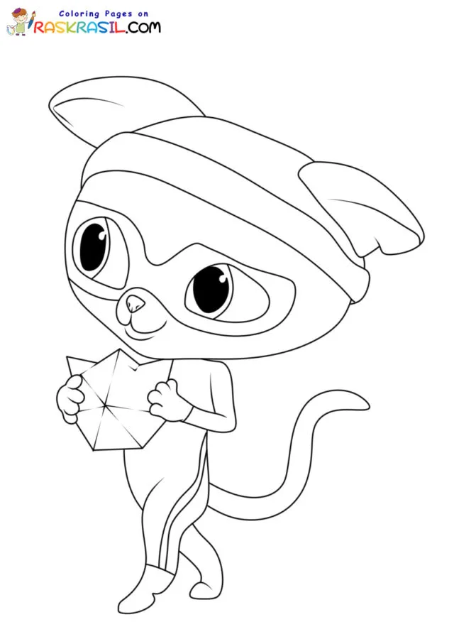 Superkitties Coloring Pages 26