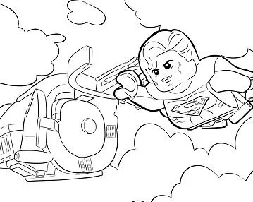 Superman Coloring Pages 18
