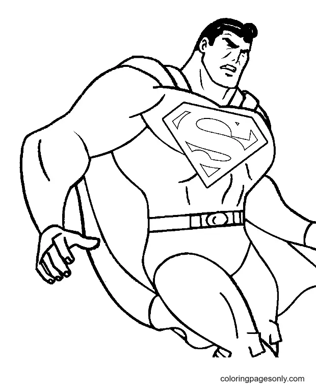 Desenhos de Superman Para Colorir 35