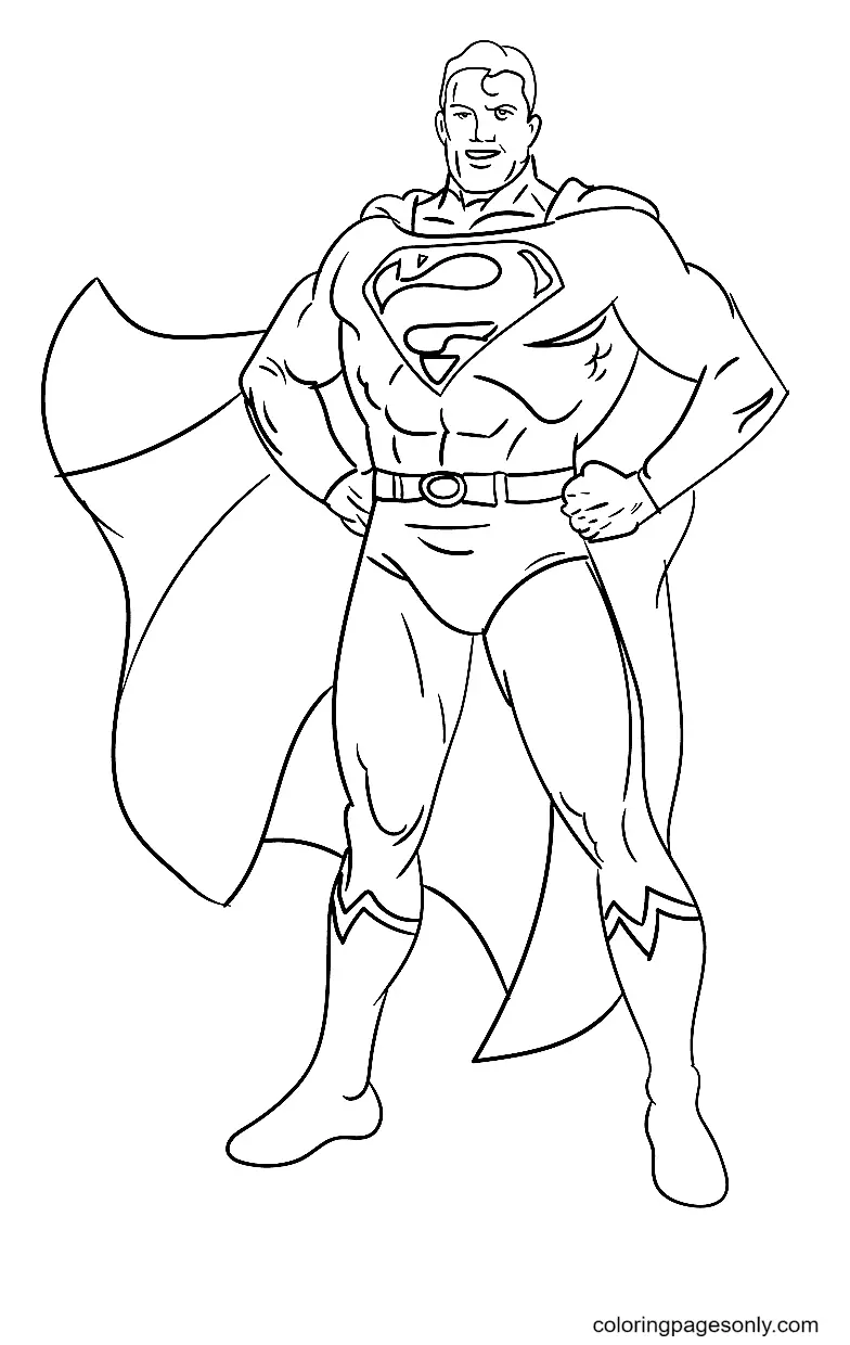 Superman Coloring Pages 37