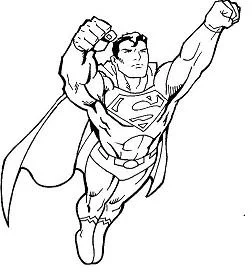 Superman Coloring Pages 5