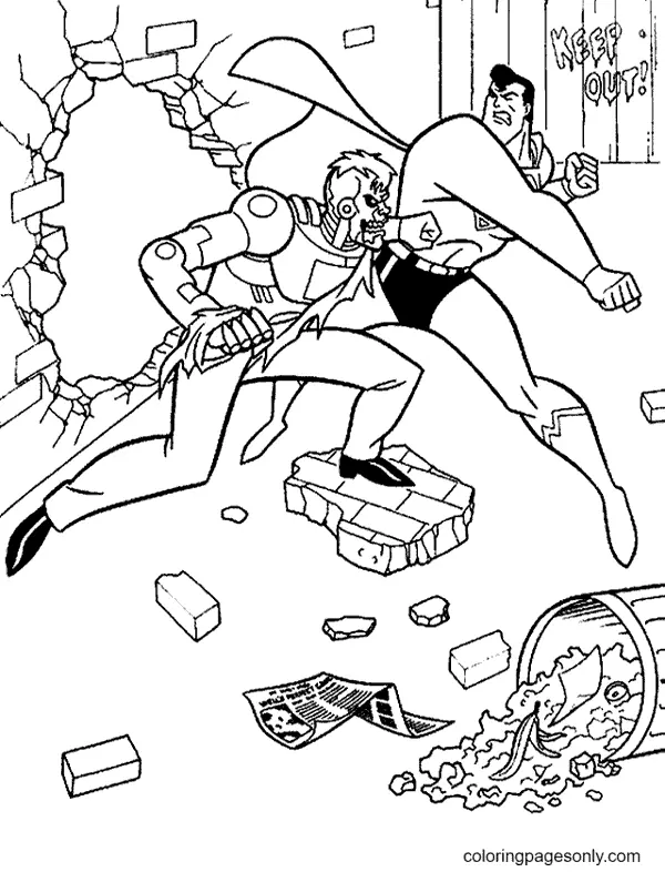 Superman Coloring Pages 67