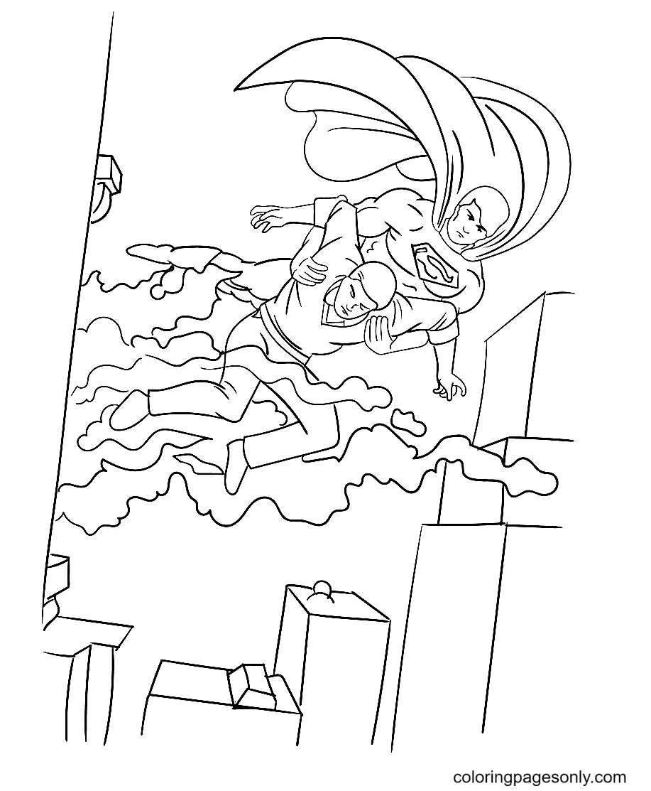 Superman Coloring Pages 90