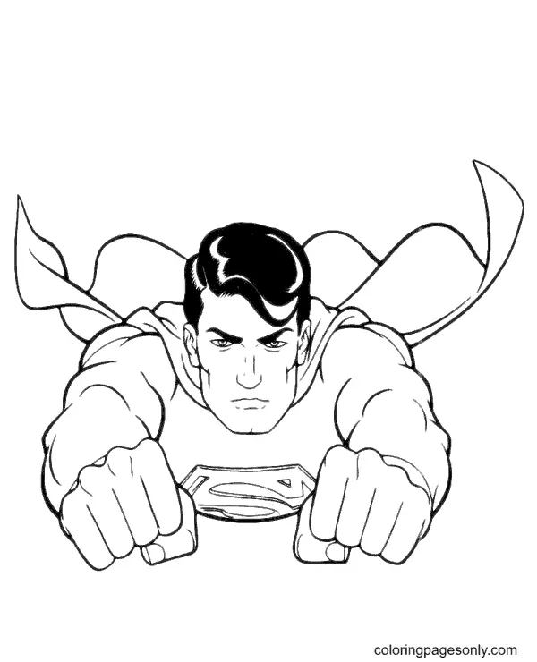 Desenhos de Superman Para Colorir