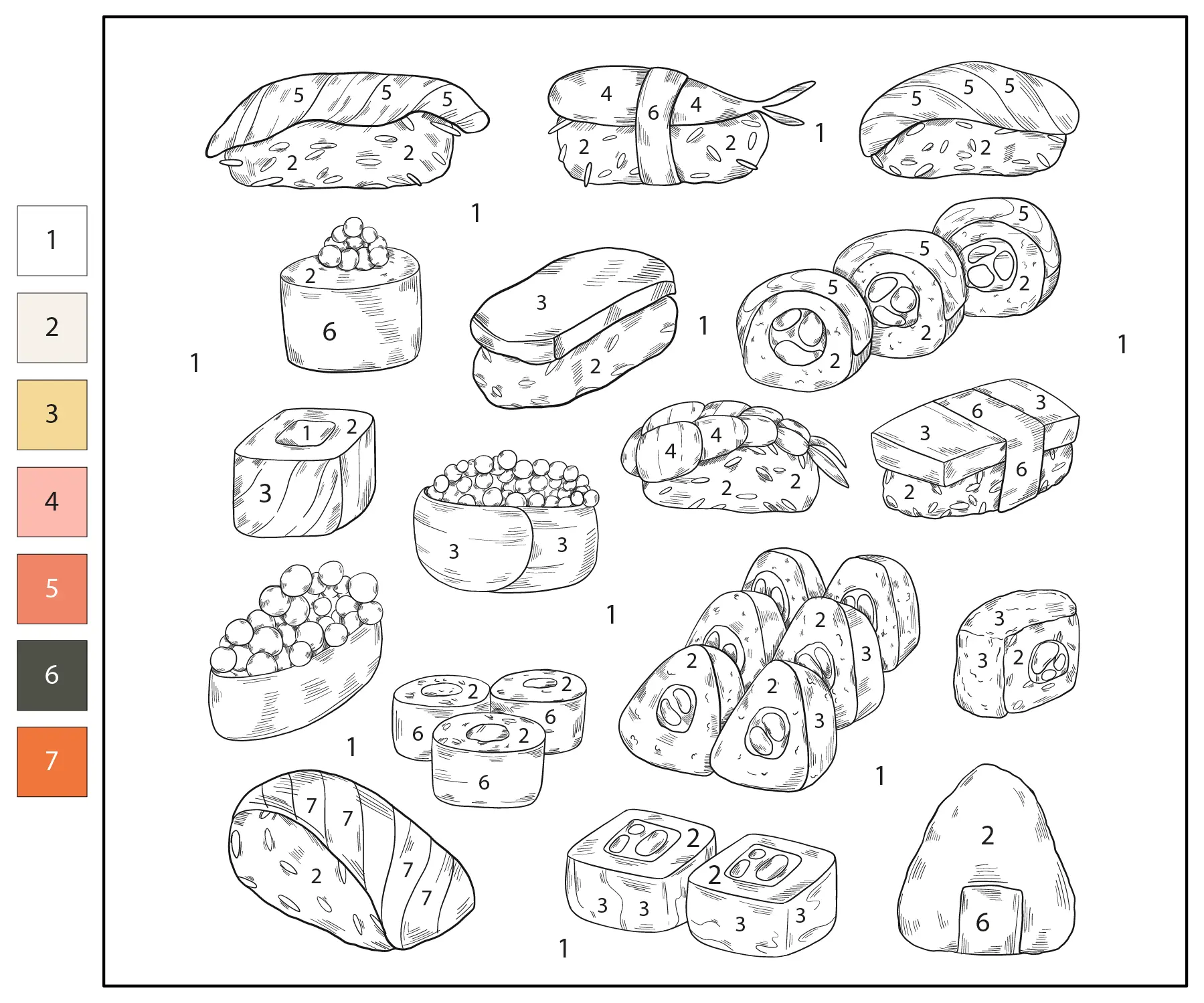 Sushi Ausmalbilder 28