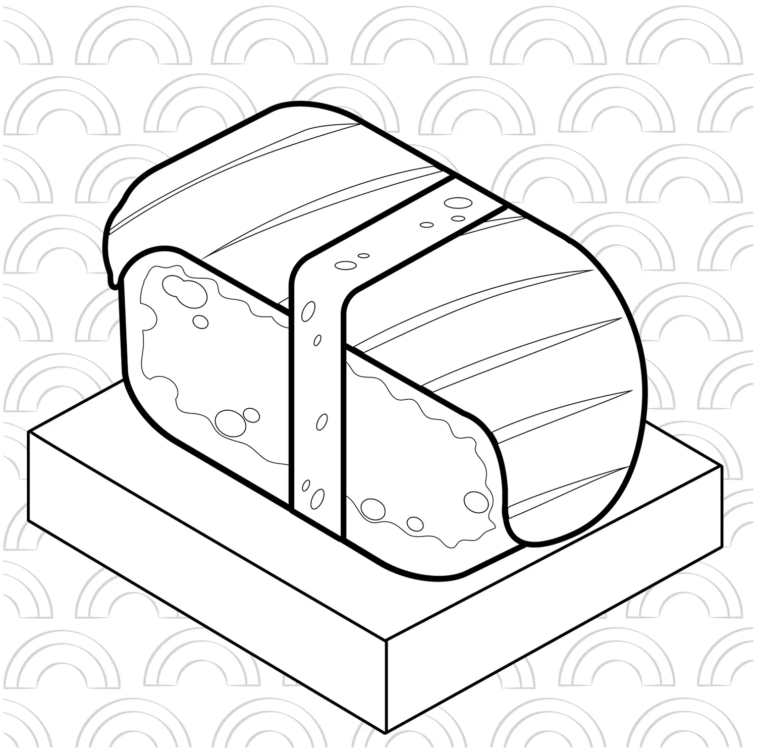 Sushi Para Colorear 5