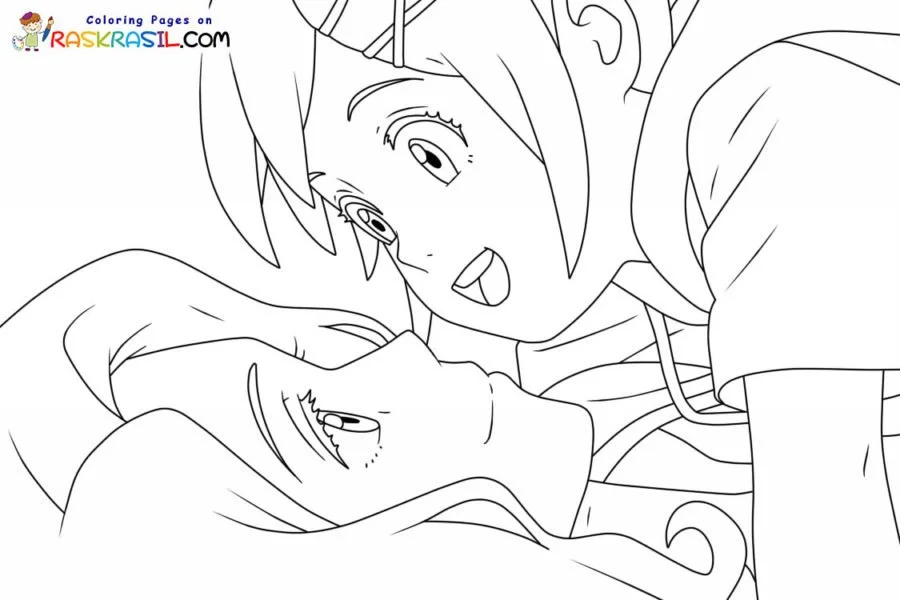 Suzume no Tojimari Ausmalbilder 6