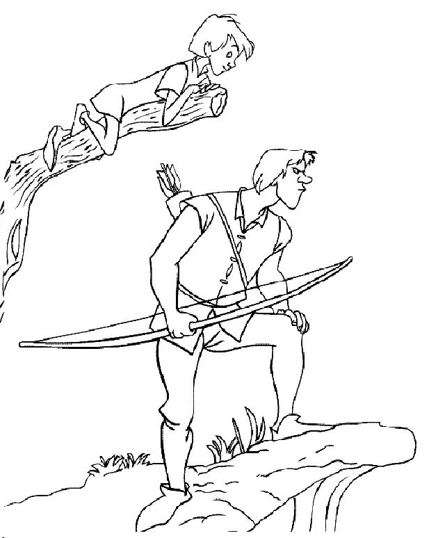 Desenhos de Espada Na Pedra Para Colorir 31