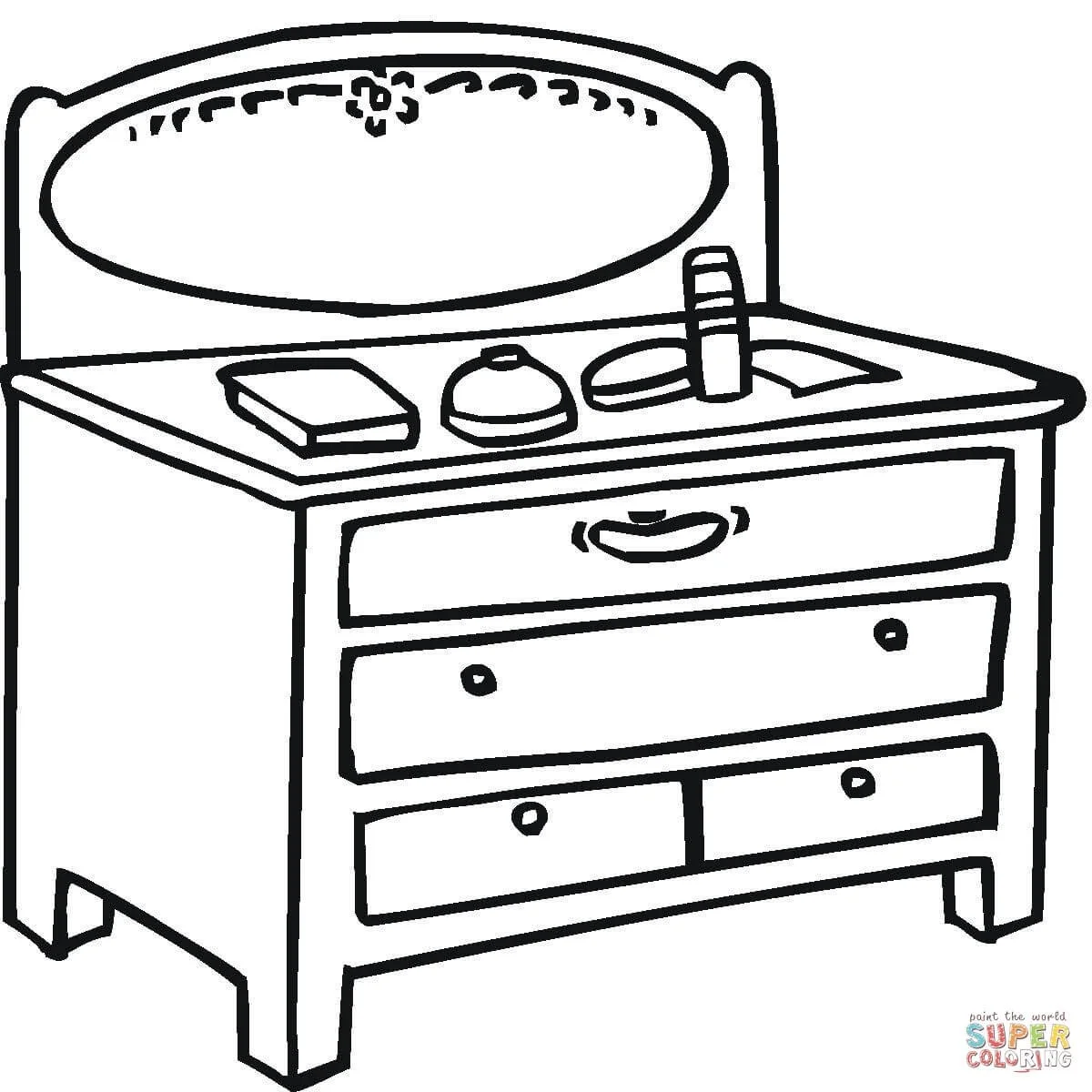Desenhos de Mesa Para Colorir 11
