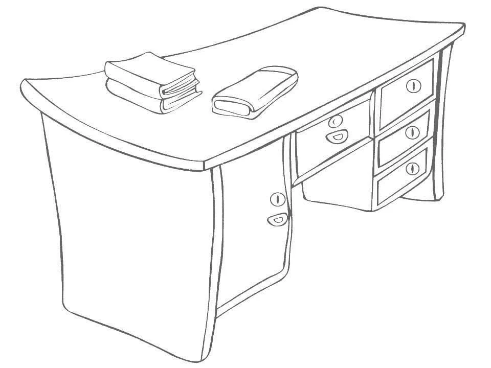 Desenhos de Mesa Para Colorir 3