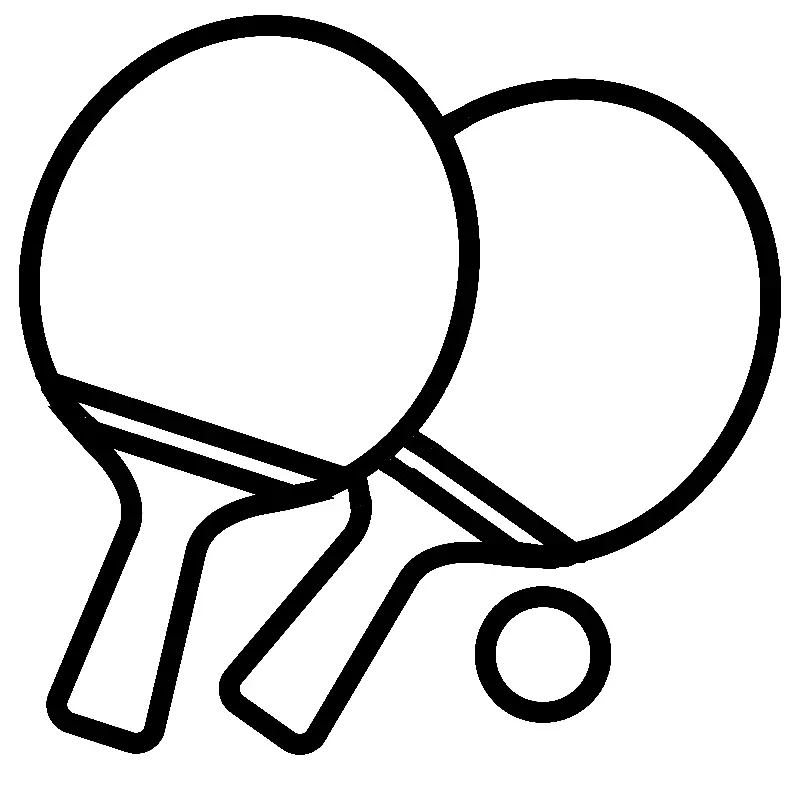Tischtennis Ausmalbilder 13