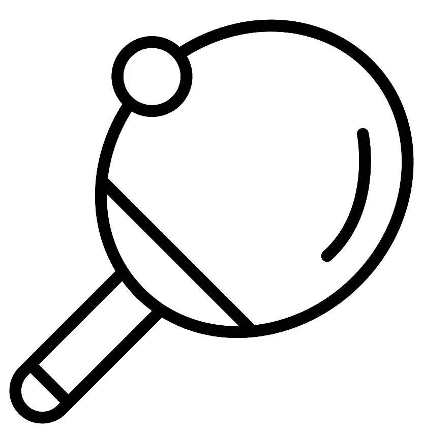 Table Tennis Coloring Pages 17