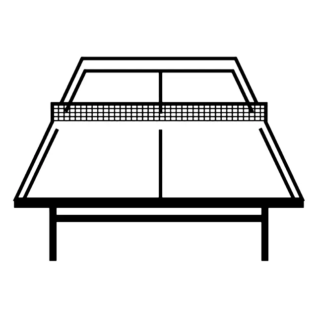 Tischtennis Ausmalbilder 35