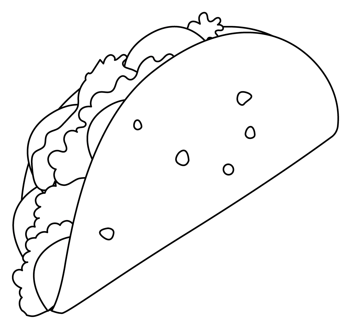 Taco Ausmalbilder 8