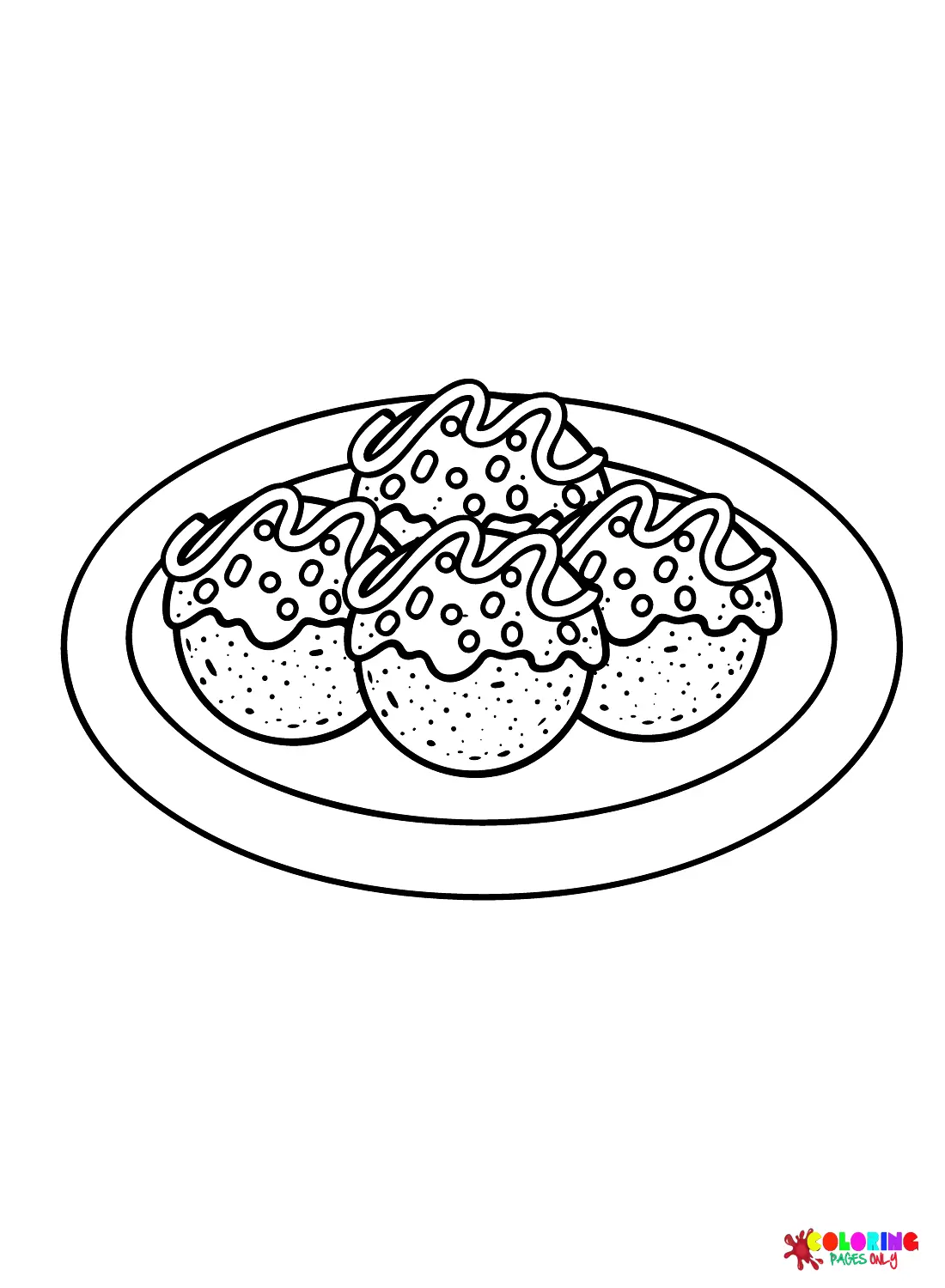 Takoyaki Ausmalbilder 13