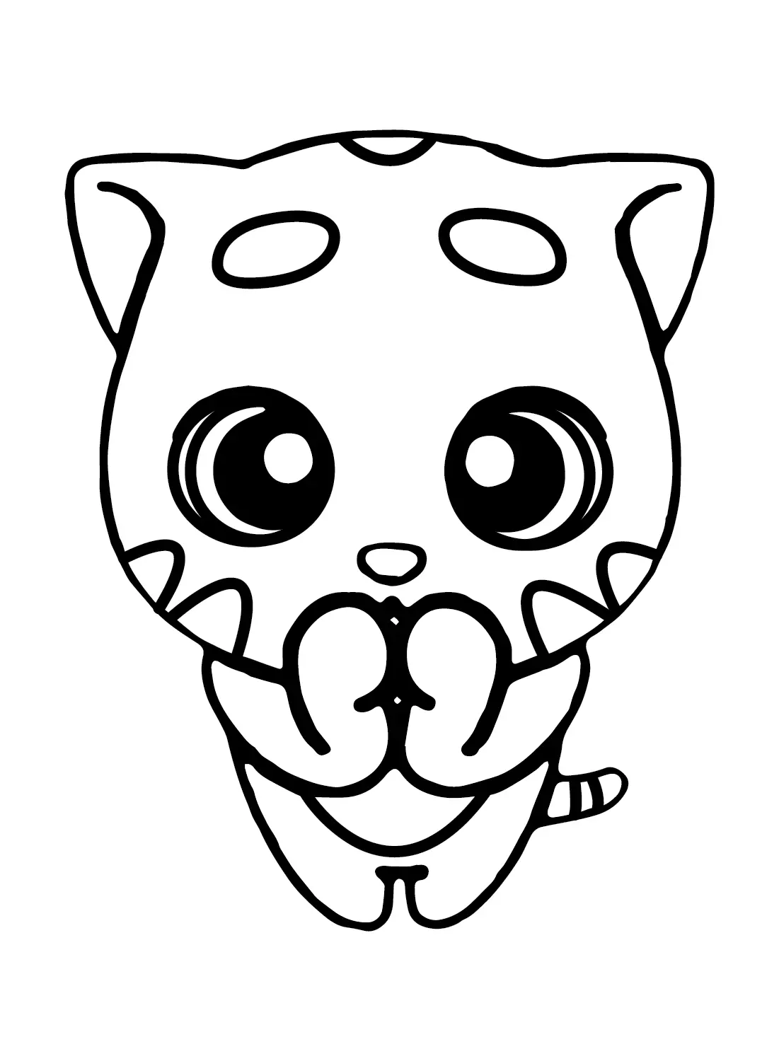 Talking Ginger Coloring Pages
