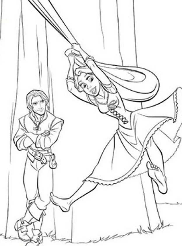 Tangled Coloring Pages 16