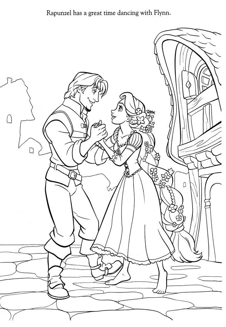 Tangled Coloring Pages 40