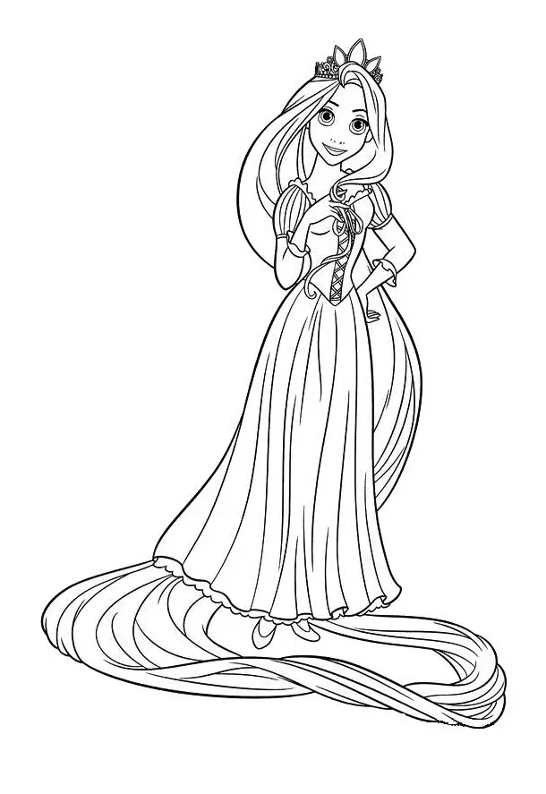 Tangled Coloring Pages 56