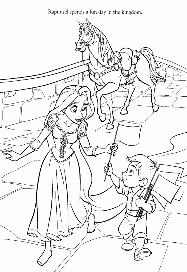 Tangled Coloring Pages 61