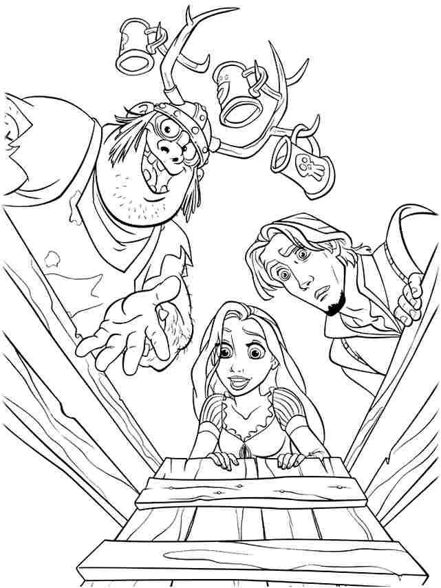 Desenhos de Tangled Para Colorir 63