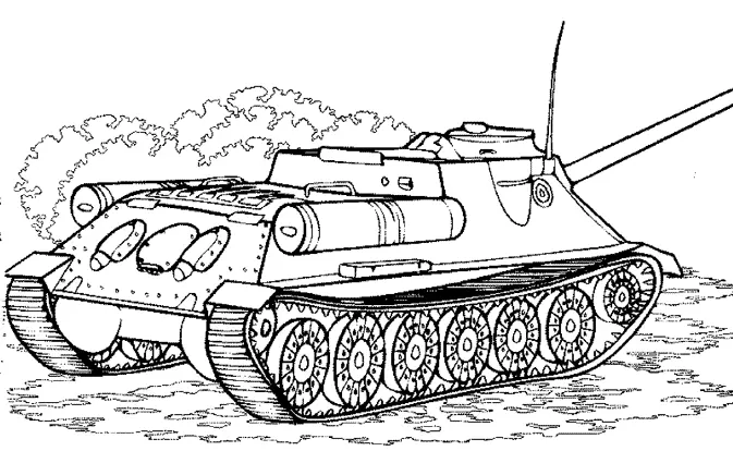Tank Coloring Pages 31