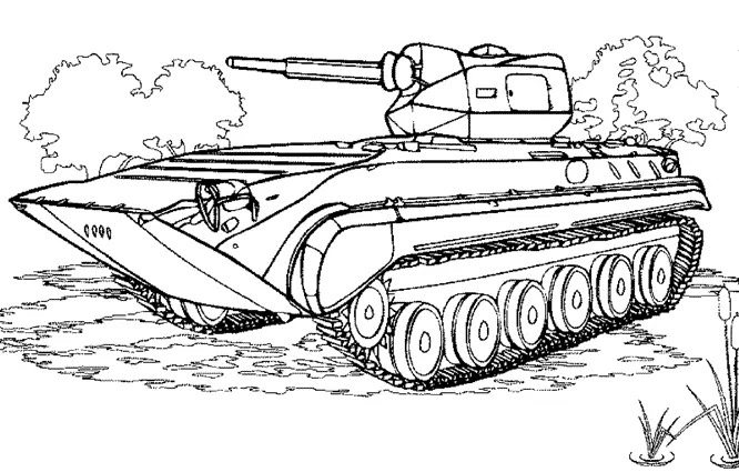 Tank Coloring Pages 45