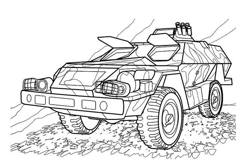 Tank Coloring Pages 56