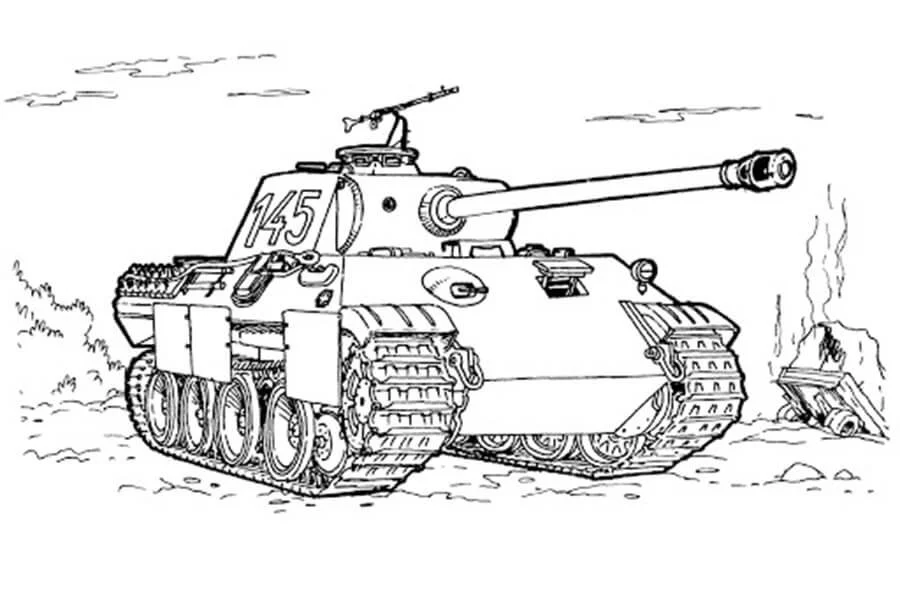 Tank Coloring Pages 62